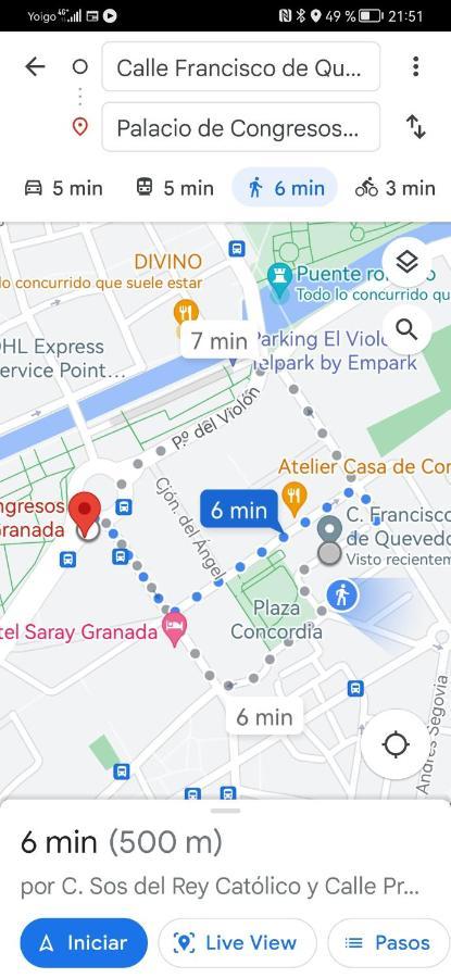 Center Templo Garden Parking Gratis Appartement Granada Buitenkant foto